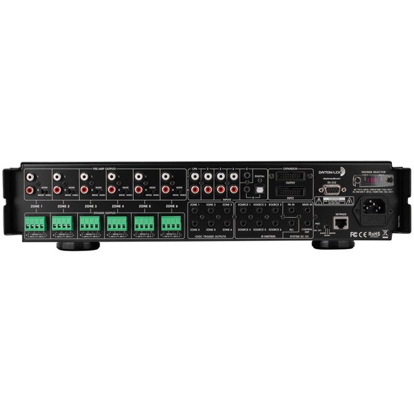 Main product image for Dayton Audio DAX66 6-Source 6-Zone Distributed Audi 300-585